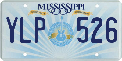 MS license plate YLP526