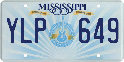 MS license plate YLP649