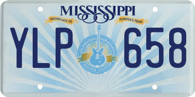 MS license plate YLP658