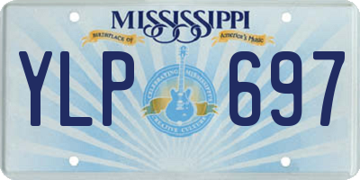 MS license plate YLP697