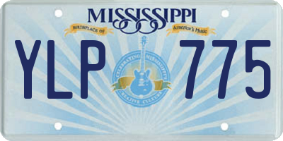 MS license plate YLP775