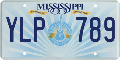 MS license plate YLP789