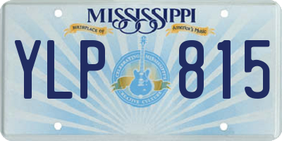 MS license plate YLP815