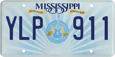 MS license plate YLP911