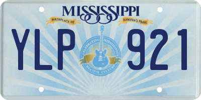 MS license plate YLP921