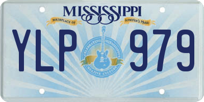 MS license plate YLP979