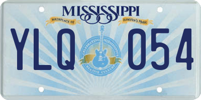 MS license plate YLQ054