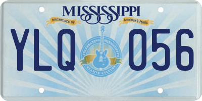 MS license plate YLQ056