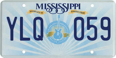 MS license plate YLQ059