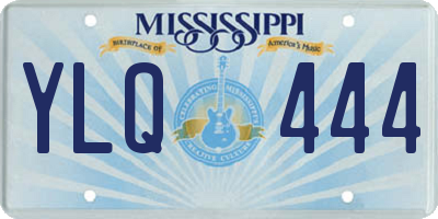 MS license plate YLQ444