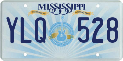 MS license plate YLQ528