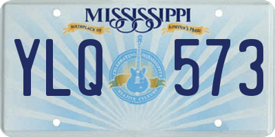 MS license plate YLQ573