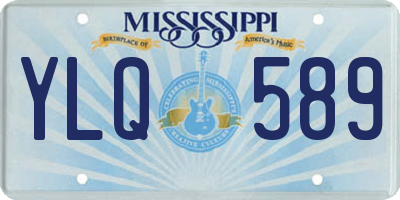 MS license plate YLQ589