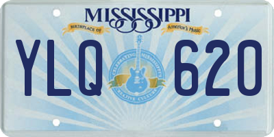 MS license plate YLQ620