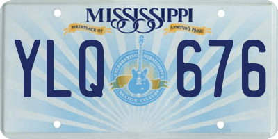 MS license plate YLQ676