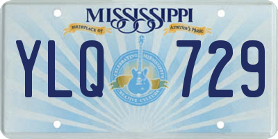 MS license plate YLQ729