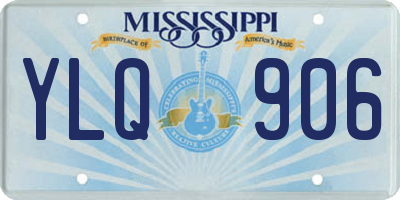 MS license plate YLQ906