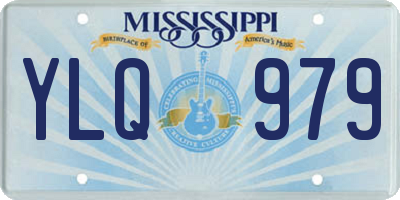 MS license plate YLQ979