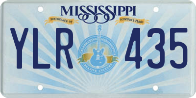 MS license plate YLR435