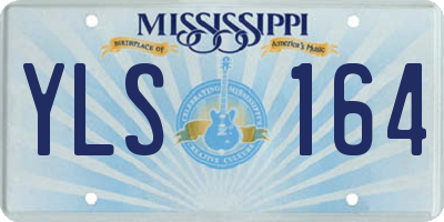 MS license plate YLS164