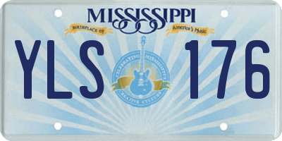 MS license plate YLS176