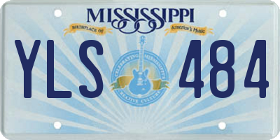 MS license plate YLS484