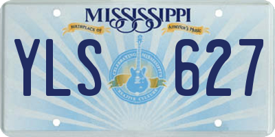 MS license plate YLS627