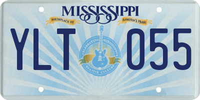 MS license plate YLT055
