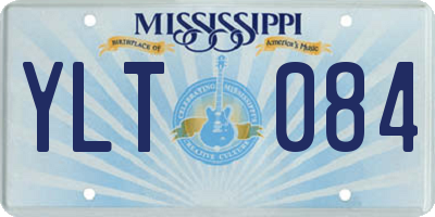 MS license plate YLT084