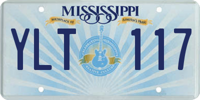 MS license plate YLT117