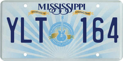 MS license plate YLT164
