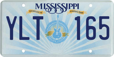 MS license plate YLT165
