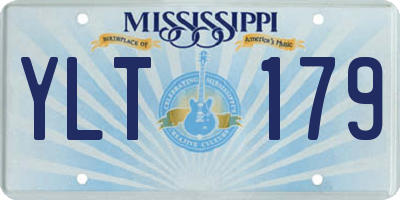 MS license plate YLT179