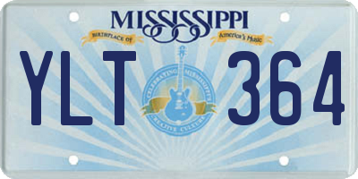 MS license plate YLT364