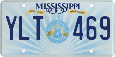 MS license plate YLT469