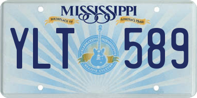 MS license plate YLT589