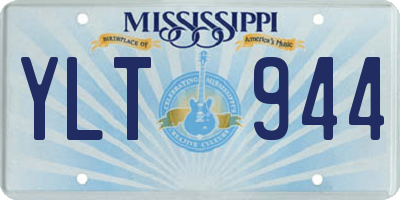 MS license plate YLT944