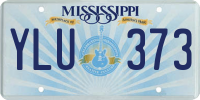 MS license plate YLU373