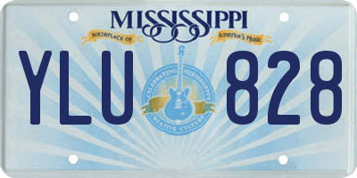 MS license plate YLU828