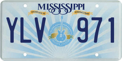 MS license plate YLV971