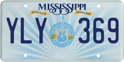 MS license plate YLY369