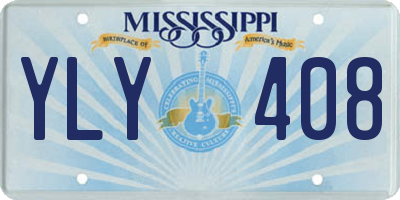 MS license plate YLY408