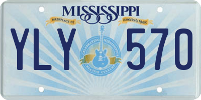 MS license plate YLY570