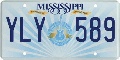 MS license plate YLY589