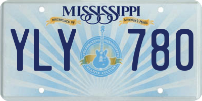 MS license plate YLY780