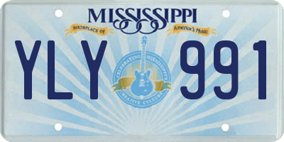 MS license plate YLY991