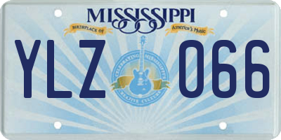MS license plate YLZ066