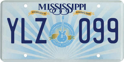 MS license plate YLZ099