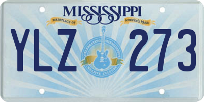MS license plate YLZ273