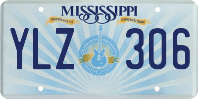 MS license plate YLZ306